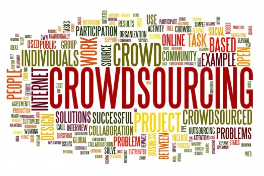 Crowdsourcing Tag Cloud with the most used words